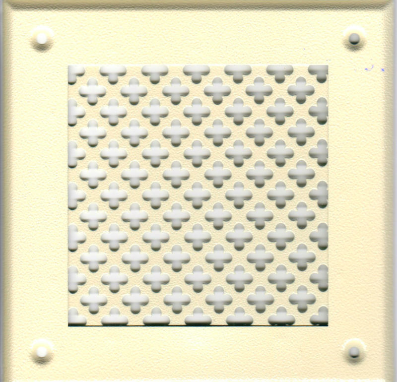 Решётка 150 150 шагрень 1013, большой цветок